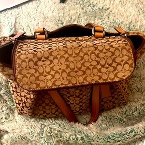 Real Coach  bag signature print!